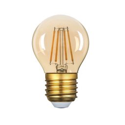 Optonica dimmelhető filament E27 G45 LED izzó 4W 320lm 2700K meleg fehér arany üveg 1326