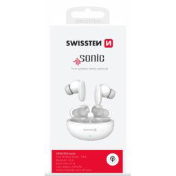 SWISSTEN BLUETOOTH TWS FEJHALLGATÓ SONIC FEHÉR