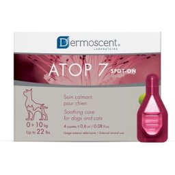 Dermoscent ATOP 7 spot-on 10 kg alatti kutyáknak és macskáknak (0.6 ml / pipetta | 4 pipetta / doboz)