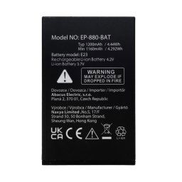 EVOLVEO eredeti 1200 mAh akkumulátor EasyPhone LT (EP-880) készülékhez