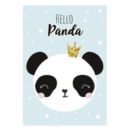 Panda Crown A/4 gumis mappa
