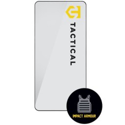 Apple iPhone 16 Pro / 17 / 17 Pro, Kijelzővédő fólia, ütésálló fólia (az íves részre is!), Tempered Glass (edzett üveg), Tactical Glass Impact Armour, fekete