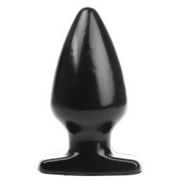 Plug Fat L – prémium anális kényeztető, 15,5 x 9 cm, fekete