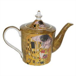 Klimt porcelán teás- kávéskanna - 1 literes - The Kiss