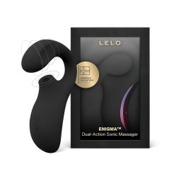 LELO Enigma - akkus, vízálló, 2in1 G-pont vibrátor (fekete)
