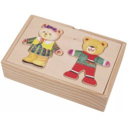 Öltöztethető mini dupla maci B