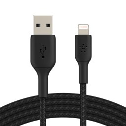 Belkin BOOST CHARGE™ villám/USB-A kábel, 2m, fekete - tartós