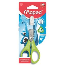 MAPED Olló, iskolai, 13 cm, MAPED "Essentials Pulse", vegyes színek