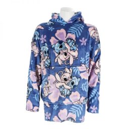 Lilo és Stitch belebújos plüss polár takaró - poncsó - 3-6 éveseknek