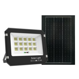 Avide LED Szolár Reflektor 100W CCT különálló napelemmel, távirányítóval