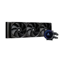 CHIEFTEC Iceberg 360 Dark CPU vízhűtés, 3x120mm, ARGB vízblokk, LGA1851, AM5, fekete, fekete