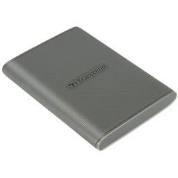 Transcend ESD360C 1TB, USB 20Gbps Type C, külső SSD (3D NAND flash), kompakt méret, szürke