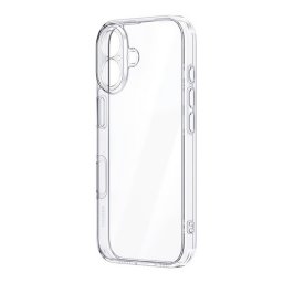 UGREEN CA106 műanyag telefonvédő (ütésállóság, akril hátlap, kameravédő) ÁTLÁTSZÓ Apple iPhone 16 Plus