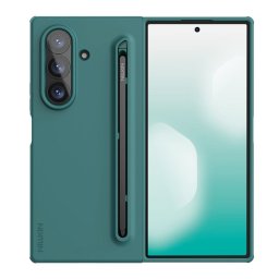 NILLKIN FLEX PURE FOLD szilikon telefonvédő (ultravékony, mikrofiber plüss belső, matt + érintő ceruza) VILÁGOSZÖLD Samsung Galaxy Z Fold7 (SM-F966)