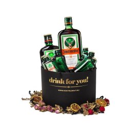 Drink For You Jagermeister Ajándékcsomag fekete díszdobozban