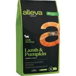 Alleva Natural Dog Lamb & Pumpkin Adult Mini (2 x 12 kg) 24kg