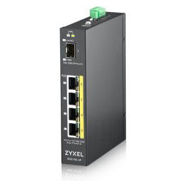 Zyxel 4xGb 1xSFP POE IP30 DIN 120W RGS100-5P
