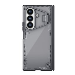 NILLKIN ICEBLADE PROP szilikon telefonvédő (ütésállóság, kameravédő, kitámasztó) FEKETE Samsung Galaxy Z Fold7 (SM-F966)