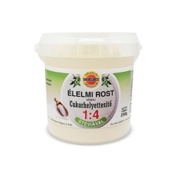 Dia-Wellness Élelmi rost alapú cukorhelyettesítő 1:4 steviával 250 g