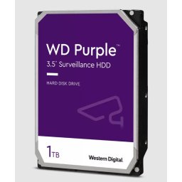 Merevlemez HDD 1TB 5400rpm SATA3 64MB Western Digital Purple (WD11PURZ)