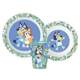 Bluey étkészlet pohárral 260 ml szett /3db