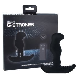 Nexus - G-Stroker vibrátor masszírozó gyöngyökkel, távirányítóval