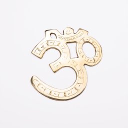 OM szimbólum - Valódi réz fali dekoráció 8cm - Bodhi