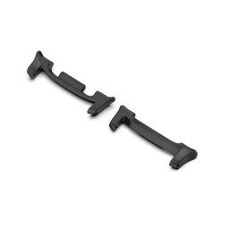 Óraszíj csatlakozó adapter (egyedi méret, 1 pár, átalakító, fém, 22mm) FEKETE Samsung Galaxy Watch 8 44mm (SM-L330), Galaxy Watch 8 40mm (SM-L320), Galaxy Watch 8 eSIM 44mm (SM-L335)