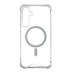 Szilikon telefonvédő (ütésállóság, légpárnás sarok, MagSafe) ÁTLÁTSZÓ Samsung Galaxy A17 5G (SM-A176)