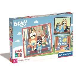 Bluey Together 3x48 db-os puzzle Clementoni
