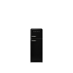 SMEG KOMBINÁLT HŰTŐ ÉS FAGYASZTÓ, retro, 60,1x172 cm, jobb oldali pántok, fekete