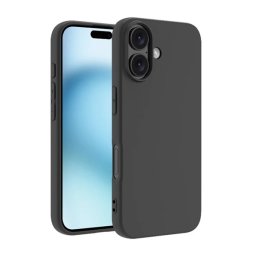 Szilikon telefonvédő (matt) FEKETE Apple iPhone 17