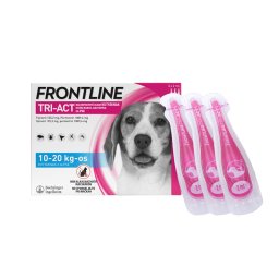 Frontline Tri-Act M (10-20 kg) rácsepegtető oldat kutyáknak 3x