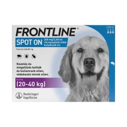 Frontline Spot on L (20-40 kg) A.U.V. rácsepegtető oldat kutyáknak 3x