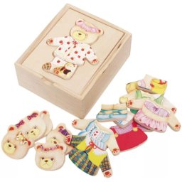 Öltöztethető mini macilány B