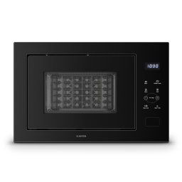 Klarstein Velaire beépített mikrohullámú sütő grillel | 1200 W grill | 850 W mikrohullámú sütő | 60 cm (TK49-KlVa-MW-Bl)