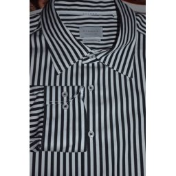 Eterna Meisterhaft 1863 modern fit fekete-fehér csíkos ing, 46