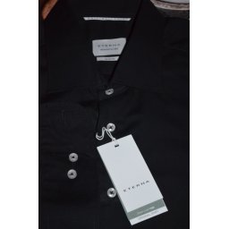 Eterna Meisterhaft 1863 slim fit fekete ing, 44