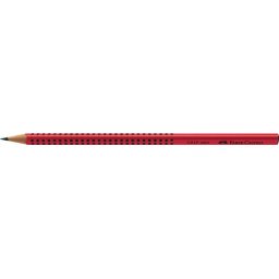 FABER-CASTELL Grafitceruza, B, háromszögletű, FABER-CASTELL "Grip 2001", piros