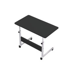 Állítható magasságú laptopasztal 80x40 cm fekete