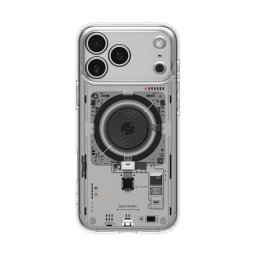 SPIGEN ULTRA HYBRID MAG NEO ONE műanyag telefonvédő (ütésállóság, légpárnás keret, MagSafe) ÁTLÁTSZÓ Apple iPhone 17 Pro