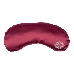 Bodhi Selyem szempárna levendulával és lenmaggal – Dark Red
