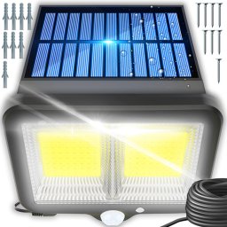 108 LED-es reflektor napelemes mozgásérzékelővel, E864