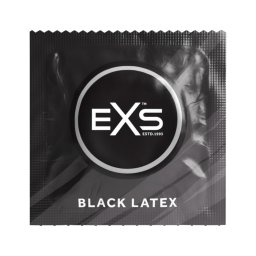 EXS Black - latex óvszer (fekete, 12 db)