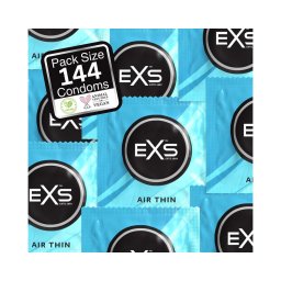 EXS Air Thin - latex óvszer (144 db)