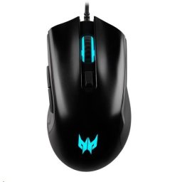 ACER Predator Cestus 333 vezetékes egér, 5 szintű DPI, 1ms, 400 IPS, 20 millió kattintás, USB 2.0, fekete színű