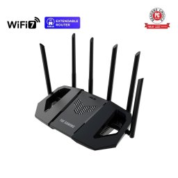 ASUS TUF-BE6500 (BE6500) WiFi 7 bővíthető játék útválasztó, 4x 2.5G, AiMesh
