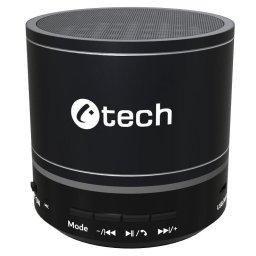 C-TECH hangszóró SPK-08B, bluetooth, akkumulátor, USB-C, fekete