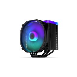 ENDORFY CPU-hűtő Fortis 5 ARGB, 1x140mm, LGA1851, AM5, fekete, fekete