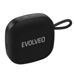 EVOLVEO TopSound, vezeték nélküli, vízálló bluetooth hangszóró rádióval, fekete színben